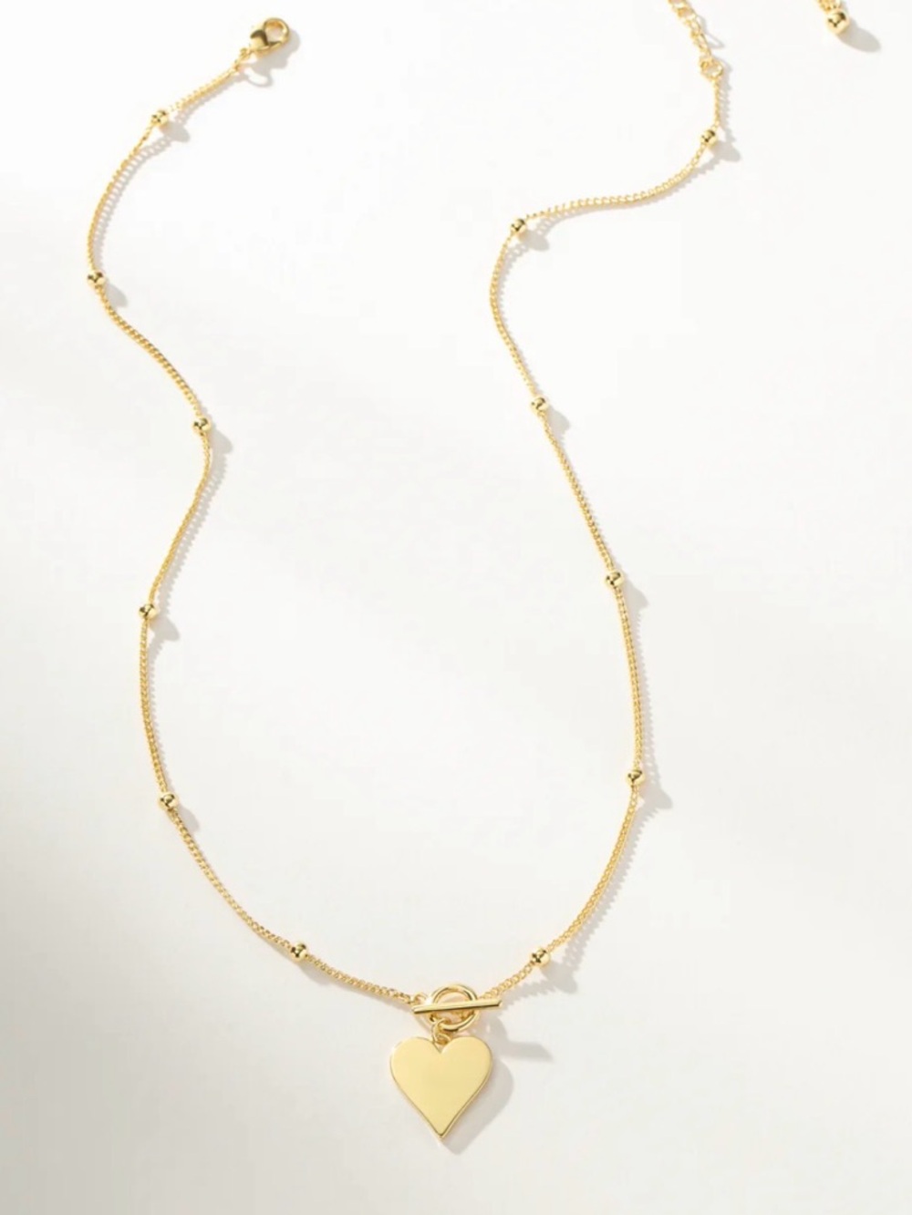 Uncommon James Gold Heart Pendant Necklace